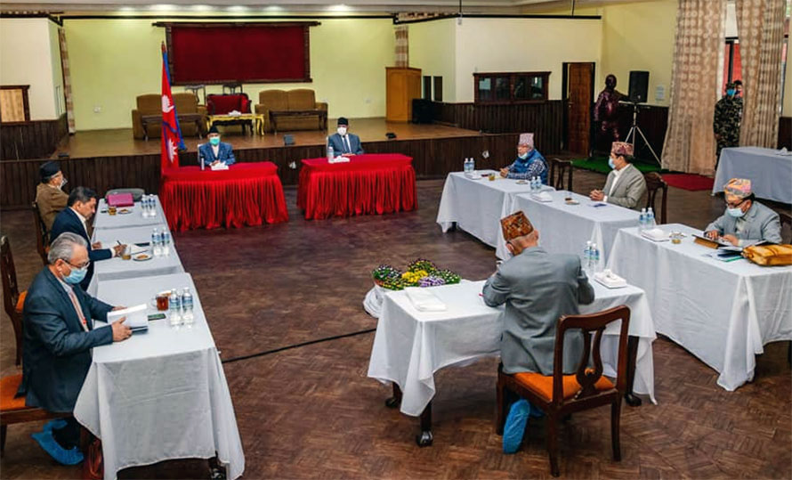 प्रचण्डको नयाँ आसनसँगै नेकपा सचिवालय बैठक शुरु