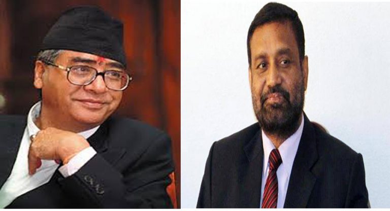 १४औ महाधिवेशनमा सभापतिमा आफूलाई समर्थन गर्न निधिद्धारा सभापति देउवासँग अनुरोध