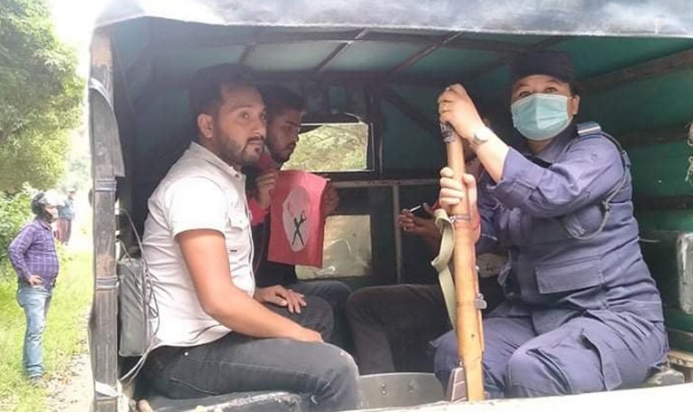 त्रिविबाट नेविसंघका तीन जना कार्यकर्ता गिरफ्तार