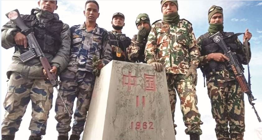 हराएको भनिएको नेपाल–चीन सीमा छुट्याउने ११ नम्बर स्तम्भ भेटियो