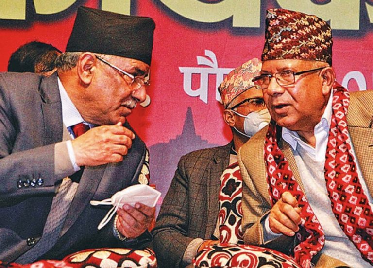 तत्कालीन नेकपा ब्युँताउन माधव नेपालको प्रचण्डलाई प्रस्ताव