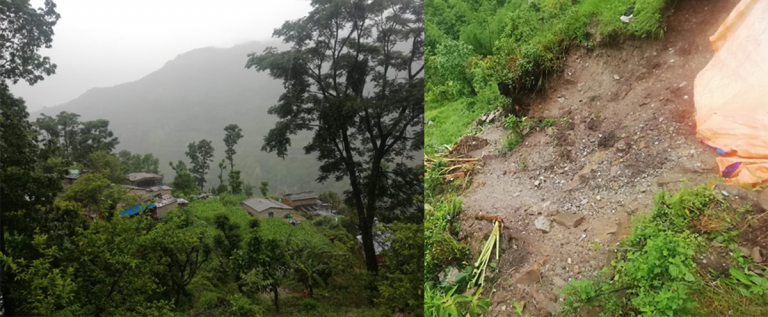 वस्ती नै पहिरोको जोखिममा पर्दा जनप्रतिनिधि र सरोकारवाला किन मौन ?