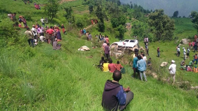 बैतडीमा भएको जीप दुर्घटनामा ३ जनाको मृत्यु