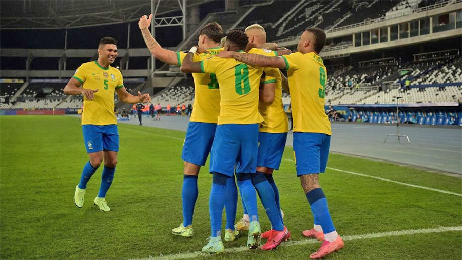 चिलीलाई १-० गोलले हराउंदै ब्राजिल सेमीफाइनलमा प्रवेश
