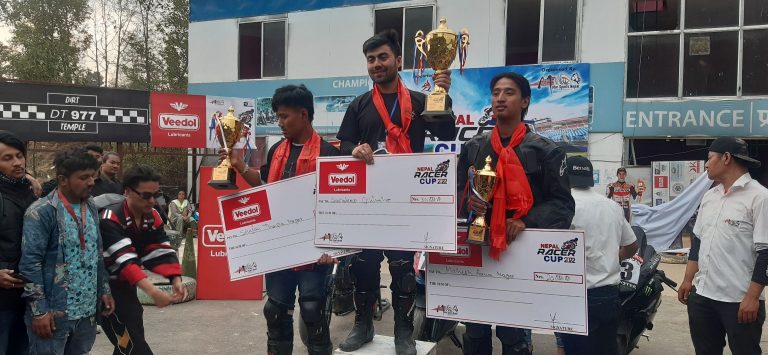 हिमालयन मोटरल्यान्ड बाइक रेसिङ प्रतियोगिता सम्पन्न : राजकुमार कार्की विजेता