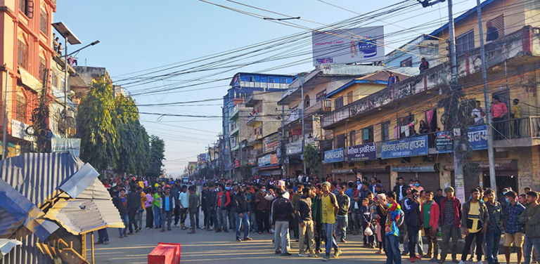 प्रहरीको कुटाईबाट कालिकोट निवासी एक व्यक्तिको मृत्यु भएको भन्दै बिरन्द्रनगरमा तनाव