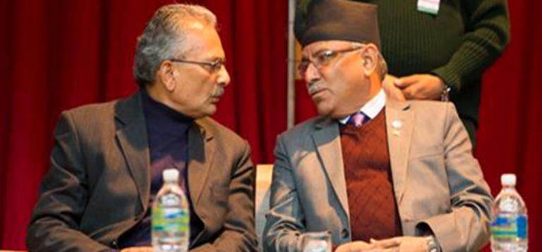 एउटै मोर्चा बनाएर एउटै चुनाव चिन्हमा चुनाव लड्न प्रचण्डको प्रस्ताव बाबुरामलाई