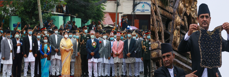 रातो मच्छिन्द्रनाथको रथजात्रा : जाउलाखेलमा भोटो देखाइयो