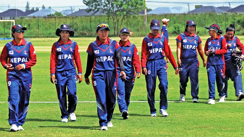 एसीसी महिला टी–२० च्याम्पियनसिपमा पहिलो सेमिफाइनलको खेल वर्षाले प्रभावितका कारण नेपाल सेमिफाइनलबाट बाहिरियो