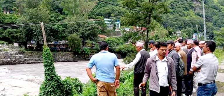 राष्ट्रिय सभा अध्यक्ष गणेश तिमिल्सिनाले बगर र बेनी जोड्ने बेलिब्रिजको निर्माण छिटो सक्न निर्देशन