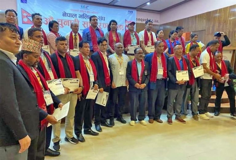 नेपाल भलिबल संघ (एनभीए) को अध्यक्षमा जितेन्द्रबहादुर चन्द निर्वाचित