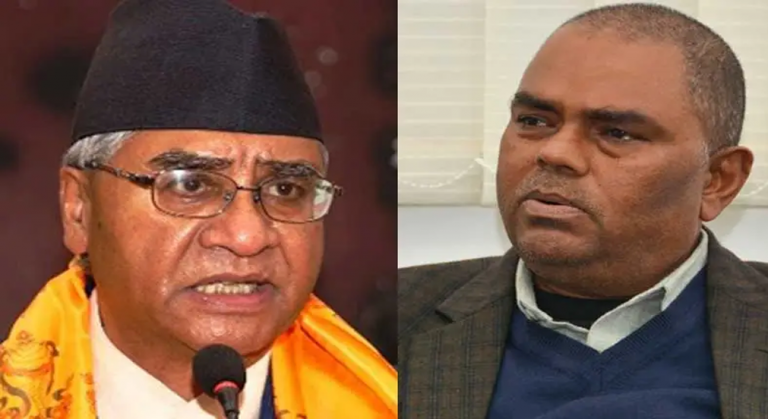 शेरबहादुर देउवा र उपेन्द्र यादवबीच भेटवार्ता