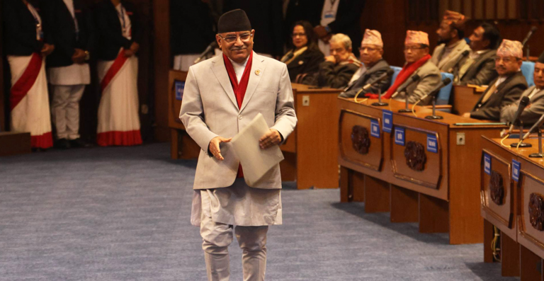 प्रधानमन्त्री ‘प्रचण्ड’ ले दोस्रो पटक प्रतिनिधिसभामा विश्वासको मत लिँदै