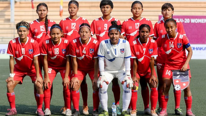 भारतविरुद्ध ३-१ को जितसहित नेपाल बंगलादेशमा जारी साफ यू(२० महिला च्याम्पियनसिपको फाइनलमा प्रवेश