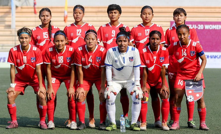 भारतविरुद्ध ३-१ को जितसहित नेपाल बंगलादेशमा जारी साफ यू(२० महिला च्याम्पियनसिपको फाइनलमा प्रवेश