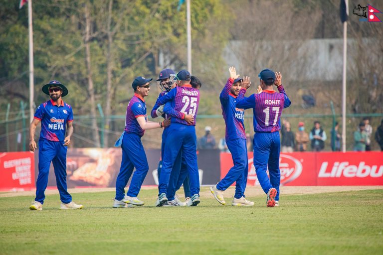आइसीसी विश्वकप क्रिकेट लिग–२ अन्तर्गत नेपालले अन्तिम खेल यूएईसँग खेल्दै