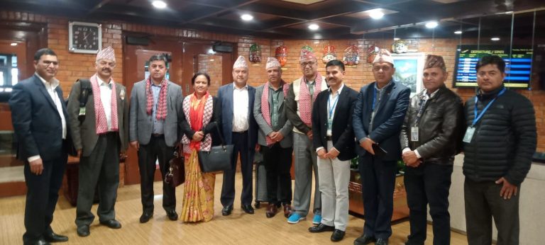 सञ्चार तथा सूचना प्रविधि मन्त्री रेखा शर्मा विभिन्न कार्यक्रममा भाग लिन भारत प्रस्थान