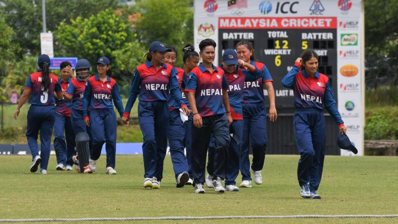 महिला टी-२० क्रिकेट प्रतियोगितामा आज नेपाल र मलेसिया बिच प्रतिस्पर्धा हुँदै