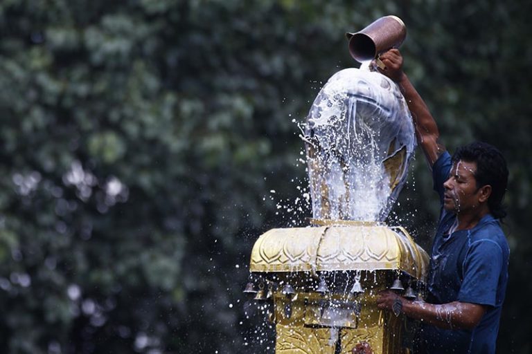 आज नागपञ्चमी पर्व नेपाली परम्पराअनुसार नागको पूजा गरी मनाइँँदै