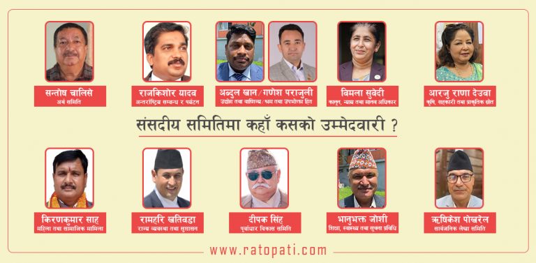 प्रतिनिधिसभा विषयगत समिति अन्तर्गत १० वटा समितिले आज पूर्णता पाउँदै