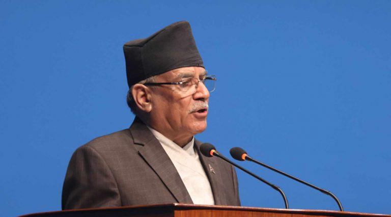 प्रधानमन्त्री प्रचण्डले संसद बैठकमा अमेरिका र चीन भ्रमणको तालिका जानकारी