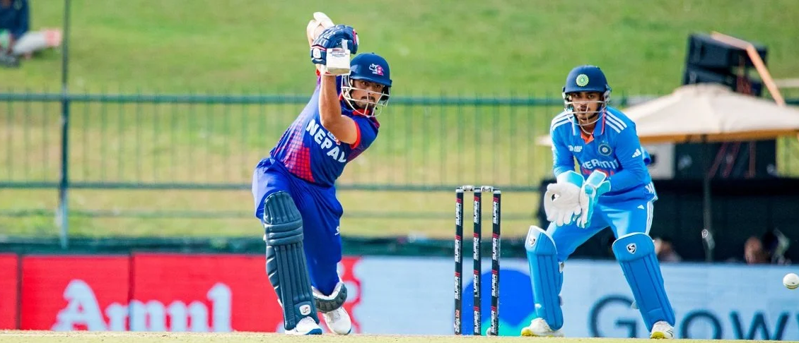 एसिया कप क्रिकेटमा नेपाल भारतसँग  ‘डकवर्थ एन्ड लुइस’ नियमका आधारमा १० विकेटले पराजित