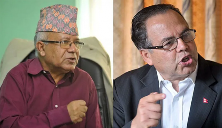 माधव नेपाल र झलनाथ खनालबीच शक्ति टकराव