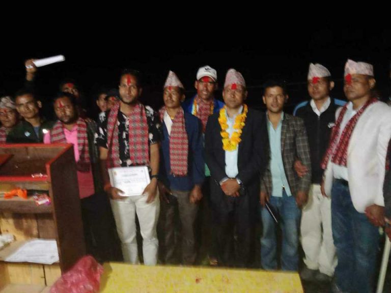 वडा स्तरीय पुरुष भलिबल प्रतियोगिता सम्पन्न
