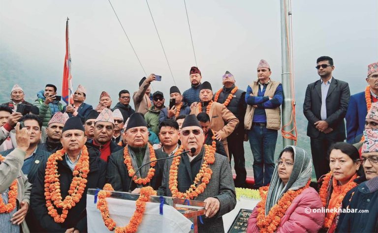 एमालेले बैतडीको झुलाघाटबाट मेची-महाकाली अभियान आजबाट सुरु