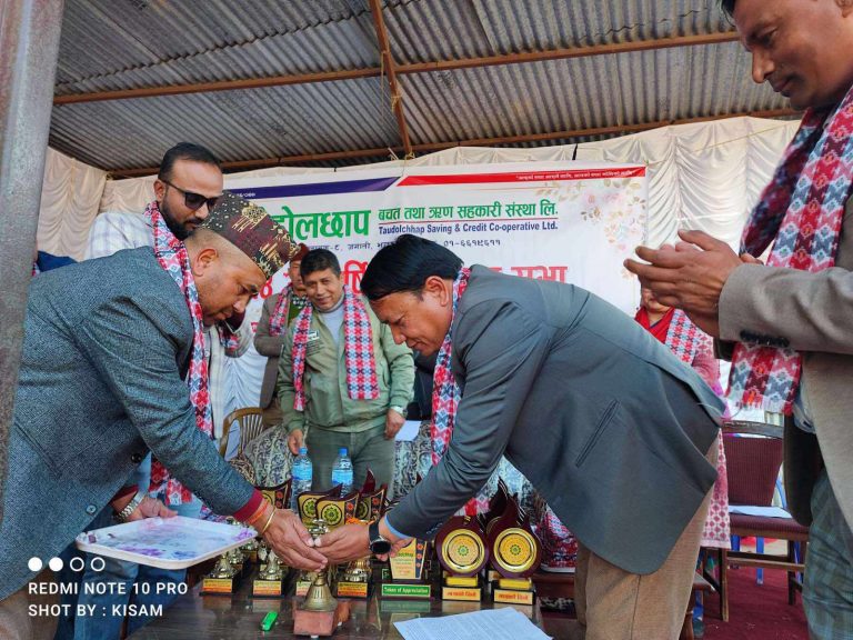 २५ रुपैंया मासिक बचतबाट थालनी भएको तौडोलछाप मन्दीमा समेत नाफामा