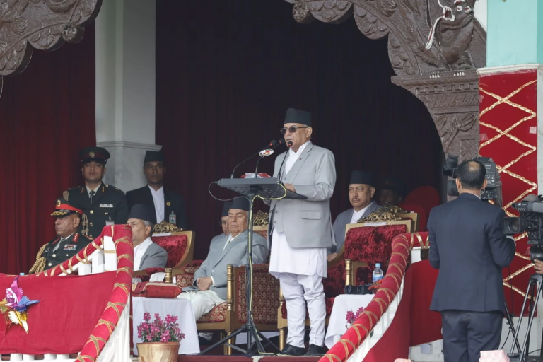 लोककल्याणकारी सामाजिक न्याययुक्त समाजवादी राज्य निर्माणको अभियानमा समाहित हुन सम्पूर्ण जनसमुदायमा प्रधानमन्त्री ‘प्रचण्ड’ले अपील