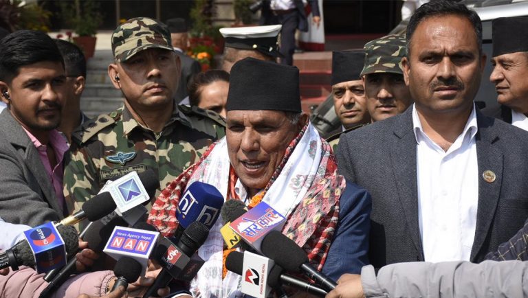 राष्ट्रिय सभाको अध्यक्षमा सत्ता गठबन्धनका तर्फबाट उम्मेदवार माओवादी केन्द्रका नारायण दाहाल निर्वाचित