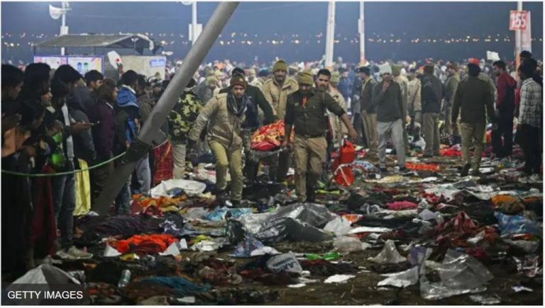 भारतको उत्तरप्रदेशस्थित प्रयागराजमा जारी महाकुम्भ मेलामा भागदौड हुँदा ३० जनाको मृत्यु