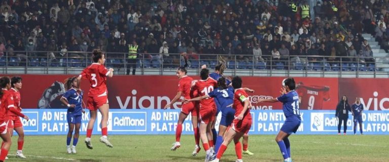 लेबनानलाई १–० गोलअन्तरले पराजित गर्दै नेपाल एक खेलअगावै प्रतियोगिताको फाइनलमा प्रवेश
