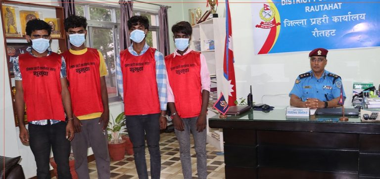 रौतहटमा १४ वर्षीय बालकको हत्या आरोपमा प्रहरीले ४ जनालाई पक्राउ