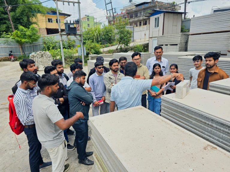 Engineering Students Visit Nepal Eco Panel Factory for Hands-on Learning Experience