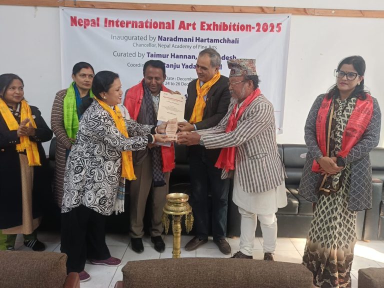 नेपाल अन्तर्राष्ट्रिय कला प्रदर्शनी–२०२५ काठमाडौंमा सम्पन्न