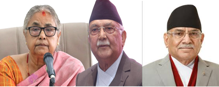 प्रधानमन्त्री कार्कीसहित दुई शीर्ष नेता एकै मञ्चमा देखिँदै