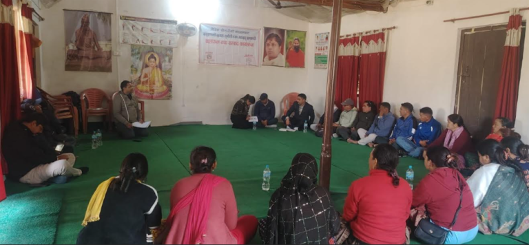 नेपालगन्जको राझाँमा जैविक चौतारी