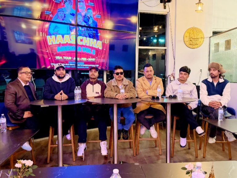 हास्य कलाकारको टोली अमेरिकामा