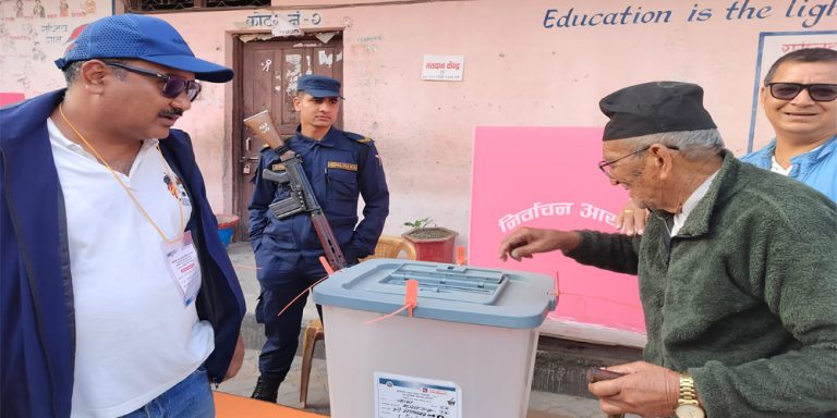 निर्वाचनमा ६० प्रतिशत मत खसेको निर्वाचन आयोगको जानकारी