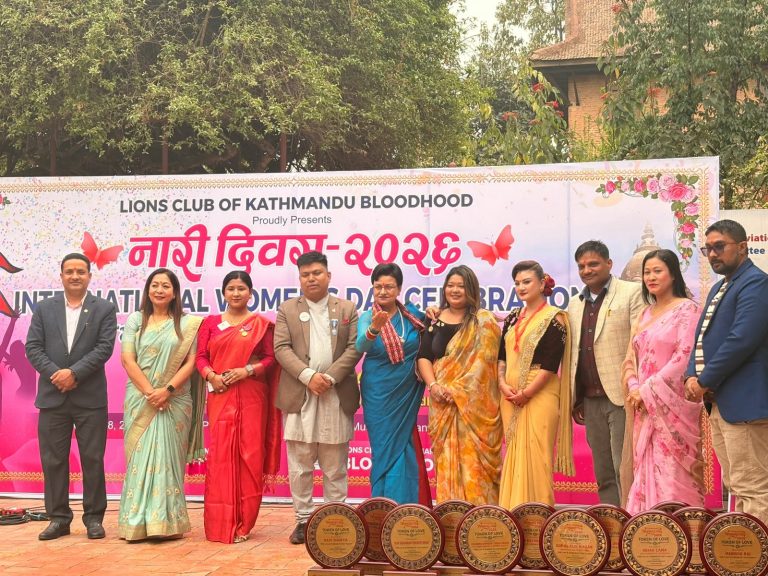 लायन्स क्लबबाट १११ जना महिलाहरुलाई बिशेष सम्मान