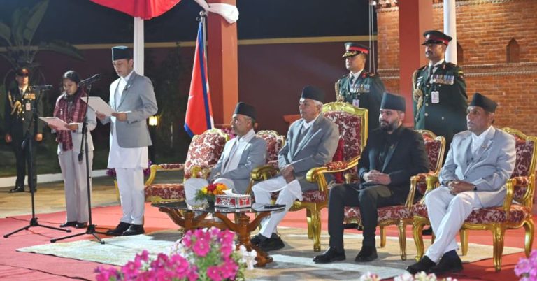 निर्वाचित उपसभामुख रूबी कुमारीसँगै दुई मन्त्रीले लिए शपथ